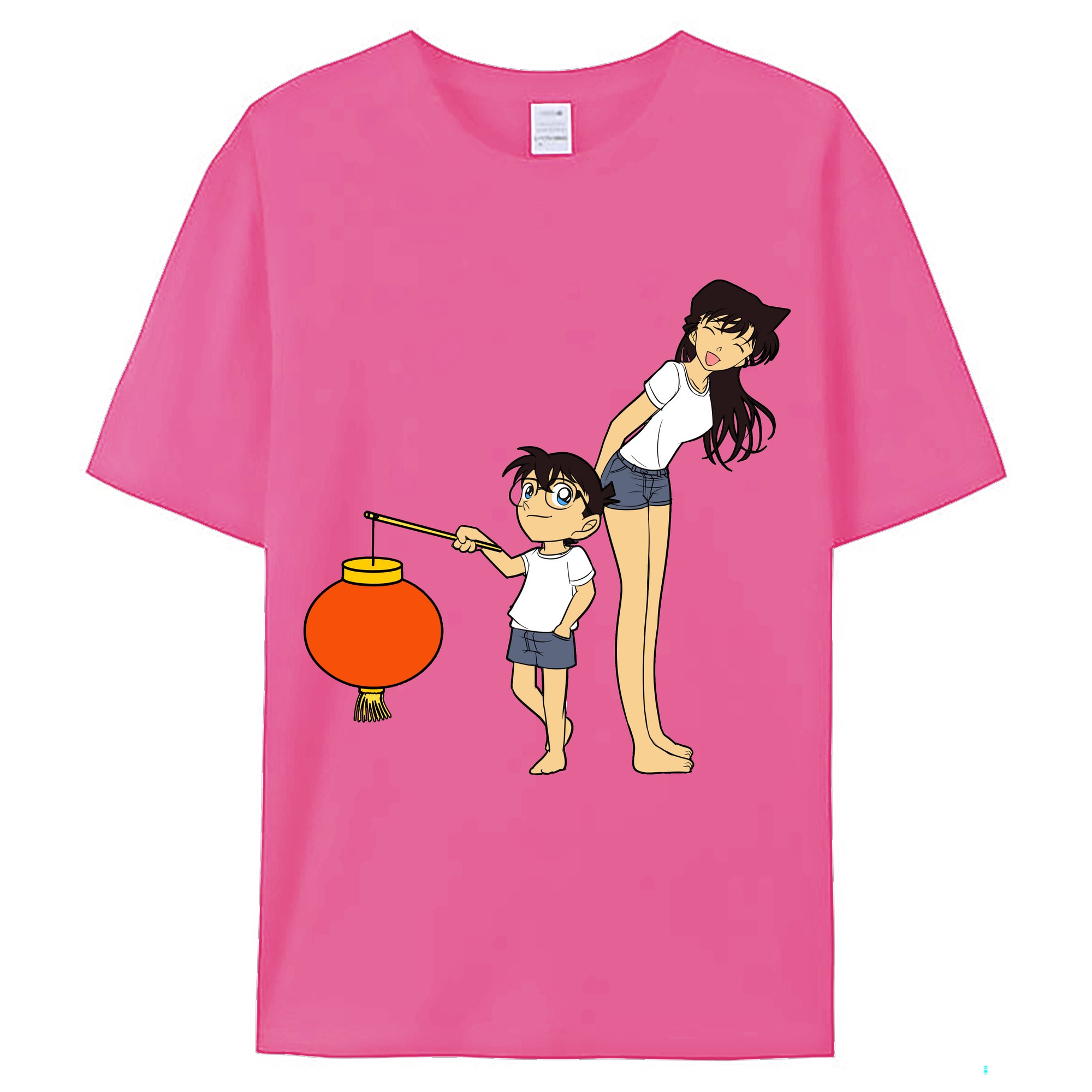 （画像用） 名探偵コナン 毛利 蘭 もうり らん、モーリ ラン Detective Conan Rachel Moore レディースカジュアルプリントTシャツ（綿100％）